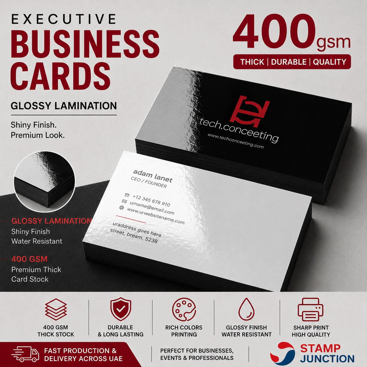 400 GSM Glossy Lamination 500 Pcs