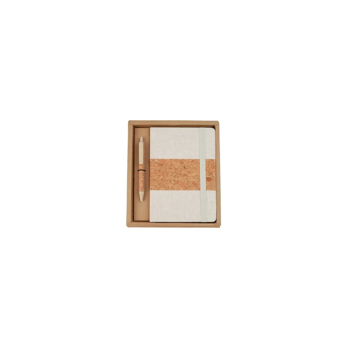 Cork + RPET Notebook Pen Set