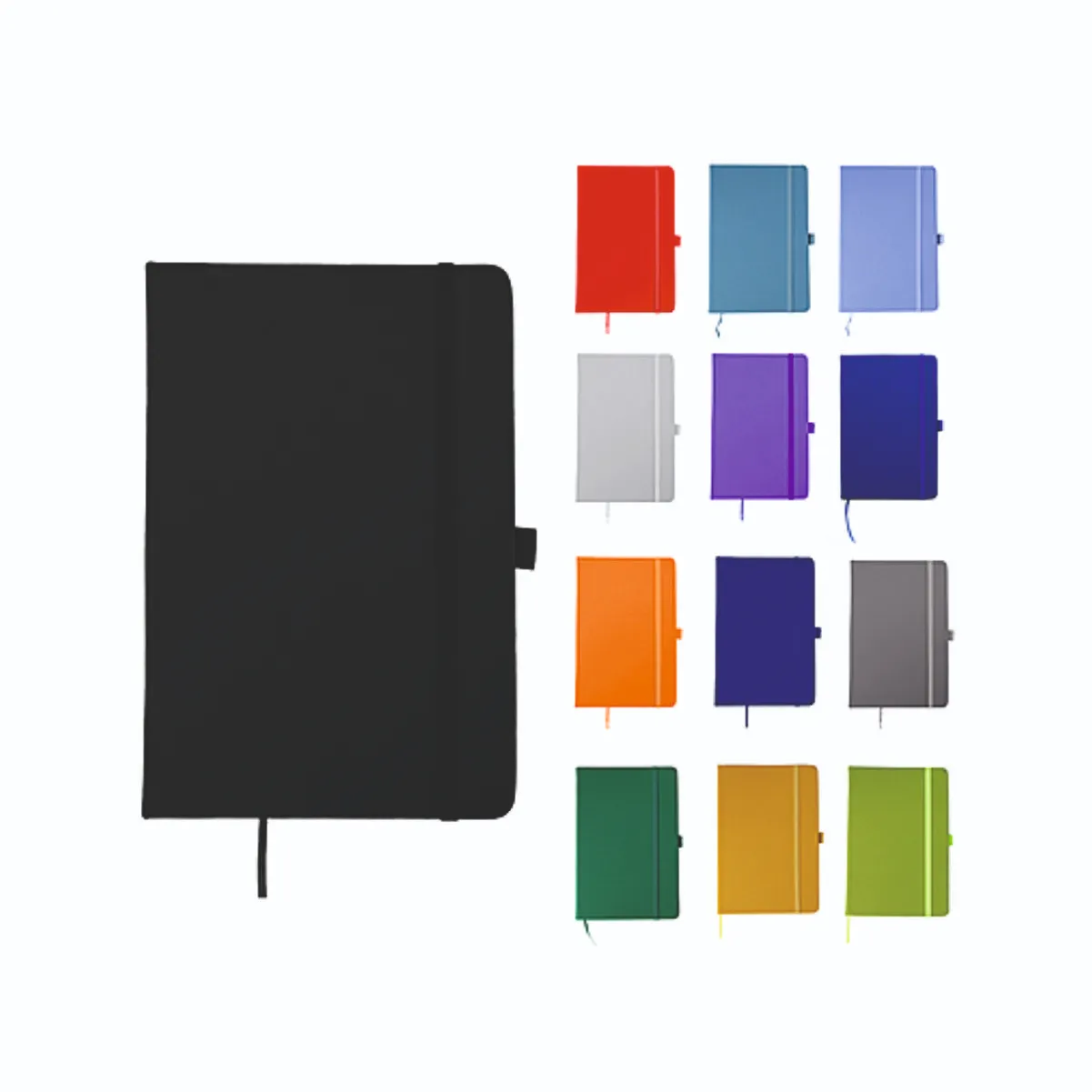 A5 Notebook with Pen Holder – 80 Pages