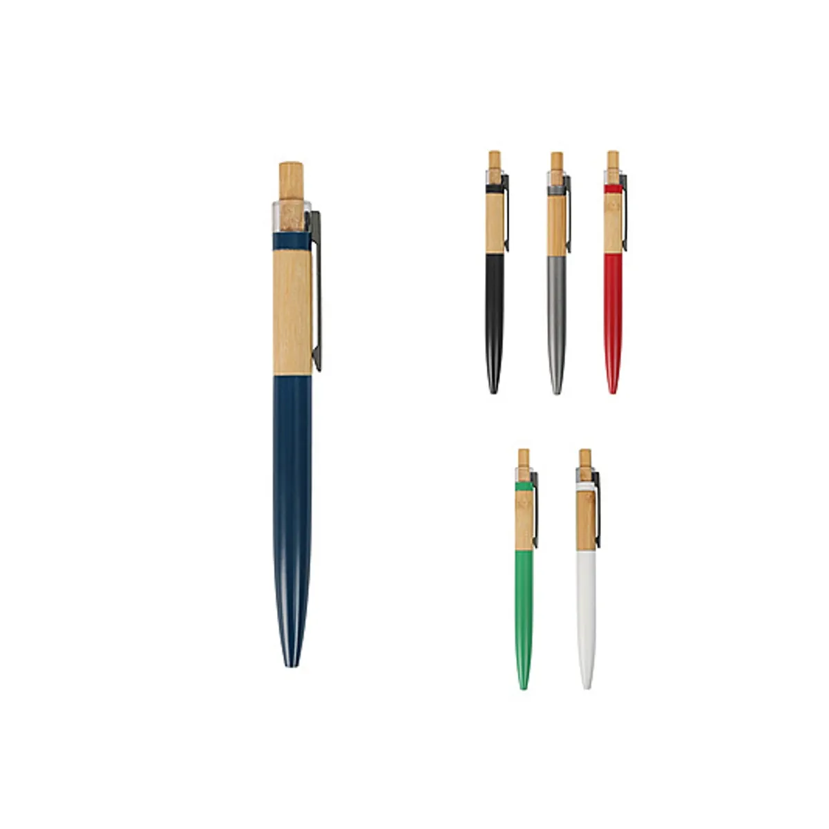 Recycled Aluminum Bamboo Ball Pen