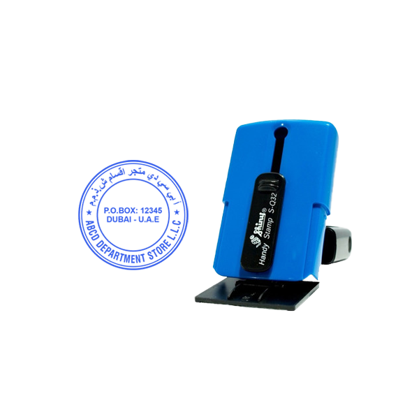 40mm Round / Square Portable Stamp